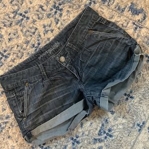 American Eagle Cuffed Jean Shorts